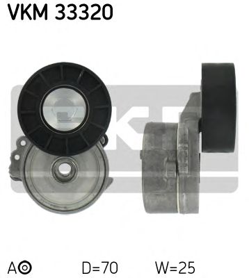 VKM 33320 SKF Ролик модуля натягувача ременя1